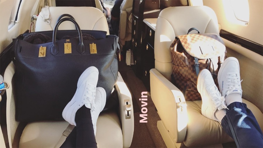 Sofia Richie, Scott Disick, Private Jet, Cabo, Vacation, Instagram
